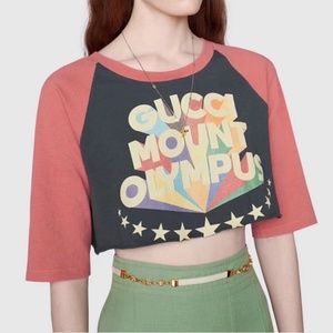 RUNWAY NEW Gucci 'Mount Olympus' print T-shirt S